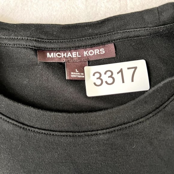 Michael Kors Black Soft Neutral Capsule Tee T shirt Large - Picture 8 of 8